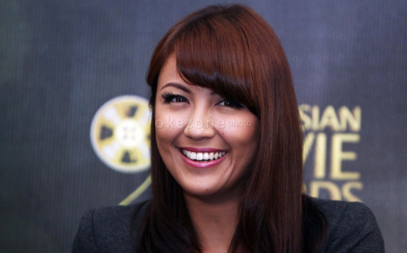 Aktris <b>Sharena Rizki</b> saat menghadiri Press Conference Indonesian Movie Award ... - 62252_large