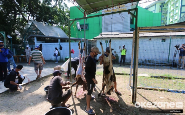 Masjid Al Azhar Salurkan 2 500 Paket Daging Kurban 0 Foto Okezone Foto