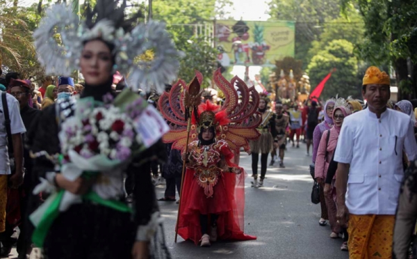 Semarak Pawai Budaya Kota Probolinggo Foto Okezone Foto