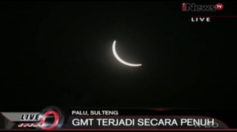 Gerhana Matahari Total di Palu