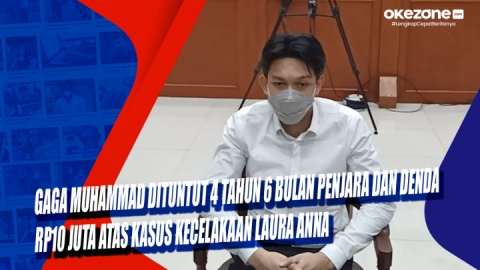 Gaga Muhammad Dituntut 4 Tahun 6 Bulan Penjara Dan Denda Rp10 Juta Atas