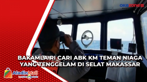 Bakamla RI Cari ABK KM Teman Niaga Yang Tenggelam Di Selat Makassar