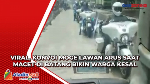 Viral Konvoi Moge Lawan Arus Saat Macet Di Batang Bikin Warga Kesal