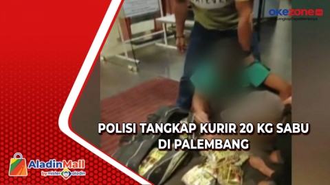 Polisi Tangkap Kurir Kg Sabu Di Palembang Paket Disimpan Dalam Tas