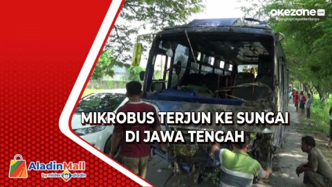 Mikrobus Oleng Dan Terjun Ke Sungai Di Grobogan Jawa Tengah Okezone