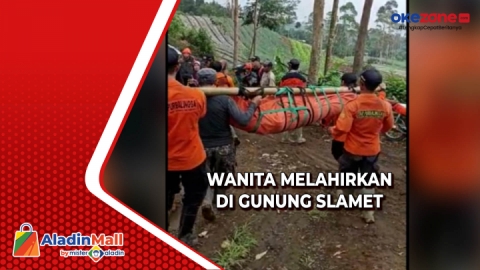 Heboh Wanita Melahirkan Di Jalur Pendakian Gunung Slamet Begini