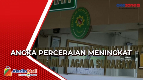 Angka Perceraian Di Pengadilan Agama Surabaya Meningkat Didominasi