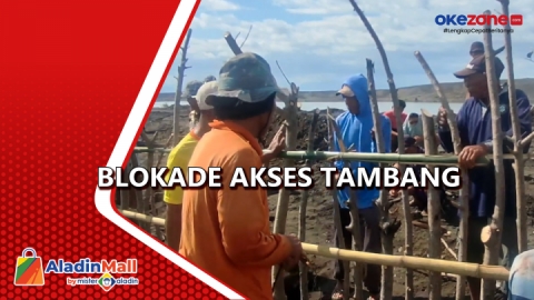 Kesal Jalan Rusak Warga Blokade Akses Tambang Di Lombok Timur