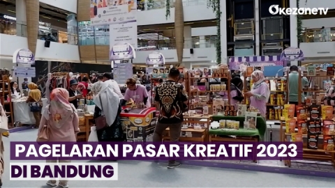 Pasar Kreatif Di Bandung Kembali Digelar Okezone Video