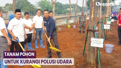 Kurangi Polusi Udara Pemprov Dki Jakarta Tanam Pohon Di Bantaran Kali