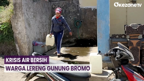 Warga Di Lereng Gunung Bromo Alami Krisis Air Bersih Okezone Video