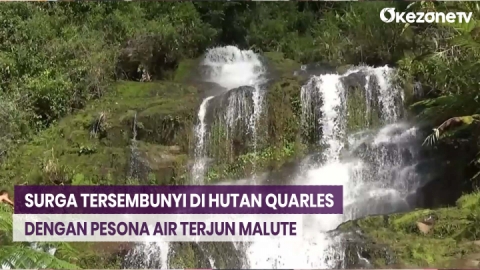 Pesona Air Terjun Bertingkat Dan Tersembunyi Di Tengah Hutan Quarles