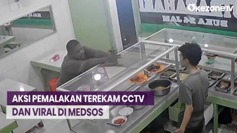 Aksi Pemalakan Di Warung Nasi Terekam Cctv Dan Viral Di Media Sosial