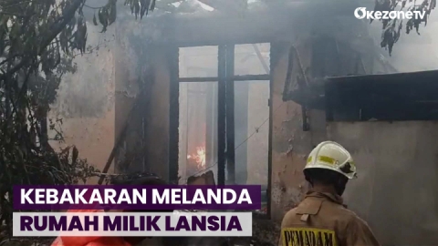 Kebakaran Melanda Rumah Sepasang Lansia Di Kramat Jati Jakarta Timur