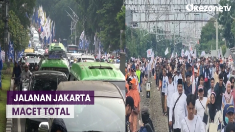 Ada Kampanye Akbar Di GBK Dan JIS Jalanan Jakarta Macet Total