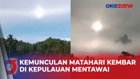 Viral Kemunculan Matahari Kembar Di Kepulauan Mentawai Begini