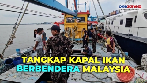 Curi Ikan Di Selat Malaka Kkp Tangkap Kapal Ikan Asing Berbendera