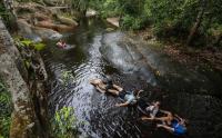 Objek Wisata Air Hitam Sei Gohong Palangkaraya Suguhkan Pemandangan Hutan