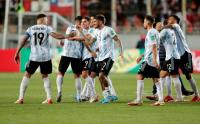 Tanpa Diperkuat Lionel Messi, Argentina Bisa Menang 2-1 Atas Cile