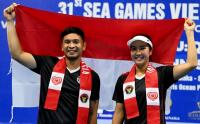 Tenis Ganda Campuran Indonesia Sabet Medali Emas SEA Games 2021