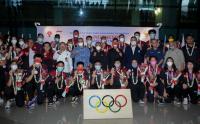Kedatangan Atlet Indonesia Usai Berlaga di SEA Games Vietnam