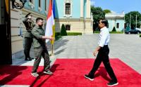 Presiden Joko Widodo Tiba di Istana Maryinsky Ukraina