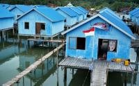 Foto Udara Rumah Khusus Nelayan di Konawe Sulaewsi Tenggara