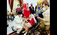 Momen Kehangatan Prabowo dengan Megawati, Try Sutrisno Juga Sinta Abdurrahman Wahid di Istana Negara