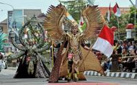 Wonosobo Costume Carnival Meriahkan HUT Kemerdekaan RI ke-77