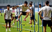 Timnas Indonesia Semangat Jalani Latihan Jelang Laga FIFA Match Day