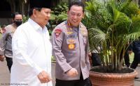 Bertemu Kapolri, Prabowo Tegaskan Kita Perlu TNI dan Polri yang Kuat
