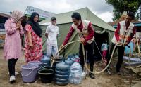 Warga Korban Gempa Cianjur Terbantu dengan Penyaluran Air Bersih