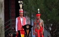 Presiden Jokowi Temu Akbar Pasukan Merah di Pontianak
