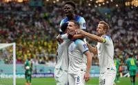 Selebrasi Pemain Timnas Inggris Menang Telak 3-0 Atas Senegal