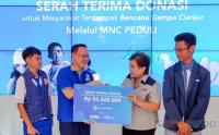 MNC Peduli Terima Donasi dari Global Prestasi School untuk Korban Terdampak Gempa Cianjur