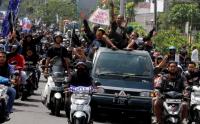 Aremania Turun ke Jalan Protes Penuntasan Kasus Tragedi Kanjuruhan