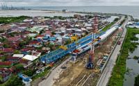 Melihat Pembangunan Jalan Tol Makassar New Port