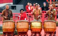 Presiden Joko Widodo Hadiri Perayaan Imlek Nasional 2023 di Lapangan Banteng