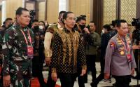 Presiden Joko Widodo Hadiri Rapat Pimpinan TNI-Polri 2023