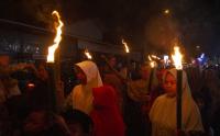 Pawai Obor di Indramayu Menyambut Bulan Suci Ramadhan