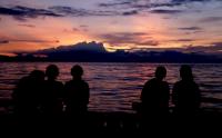 Cantiknya Fajar Pertama Bulan Ramadhan 1444 Hijriah di Kota Ternate