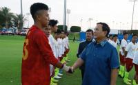 El Rumi Dampingi Prabowo Subianto Lepas Pemain Persib U-17 ke Aspire Academy Qatar