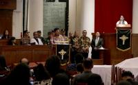 Menko Polhukam Hadi Tjahjano Tinjau Gereja Immanuel Jakarta