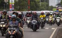 Pemudik Sepeda Motor Mulai Kembali ke Jakarta