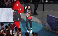 Aksi Megawati Bersama Red Sparks vs Indonesia All Stars di Indonesia Arena