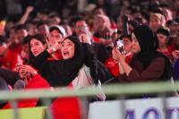 Suasana Nonton Bareng Timnas Indonesia vs Jepang di Stadion GBK