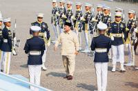 Presiden Prabowo Subianto Pimpin Upacara Peringatan HUT TNI ke-80 di Monas