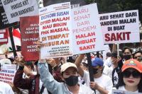 Pekerja Hiburan Demo di DPRD Jakarta, Protes Raperda Kawasan Tanpa Rokok