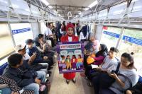 Kampanye Anti Kekerasan Seksual Digelar di KRL Commuterline