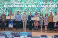 Langkah Nyata Pariwisata Berkelanjutan, 10 Desa Wisata Kantongi Sertifikasi Nasional